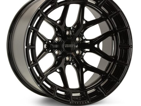 Vossen HFX-1 22x9.5   6x139.7 BP   ET20   106.1 CB   Deep - Gloss Black Wheel For Sale