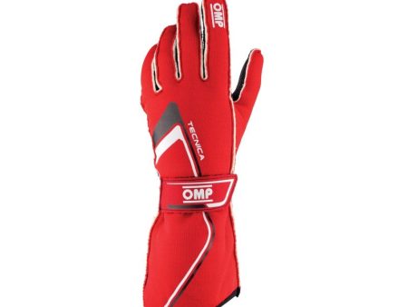 OMP Tecnica Gloves My2021 Red - Size L (Fia 8856-2018) For Discount