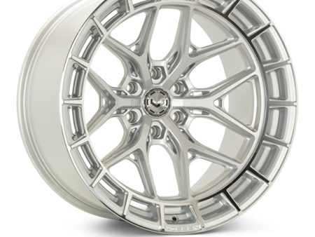 Vossen HFX-1 22x10   6x135 BP   ET-18   87.1 CB   Super Deep - Silver Polished Wheel Supply