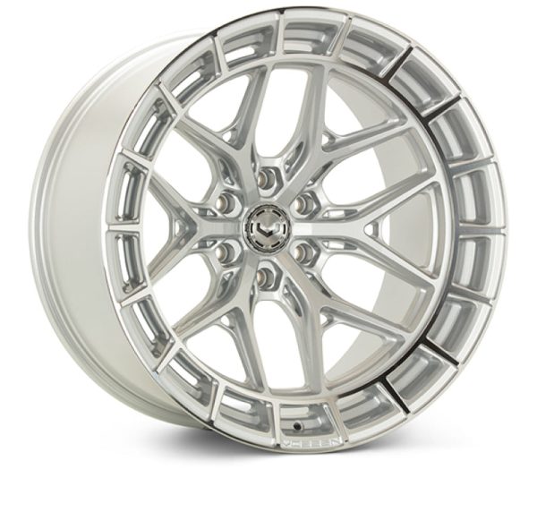 Vossen HFX-1 22x10   6x135 BP   ET-18   87.1 CB   Super Deep - Silver Polished Wheel Supply