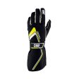 OMP Tecnica Gloves My2021 Black Yellow - Size XL (Fia 8856-2018) Online now