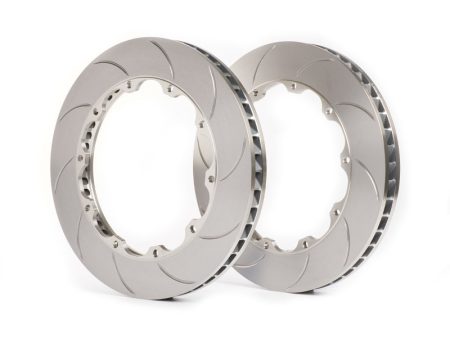 GiroDisc 06-08 Audi RS4 (B7) 380mm (w Spacers) Slotted Rear Rings Hot on Sale