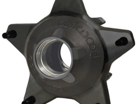 Wilwood Hub-Starlite 55 Front w Cap Std. Offset 5 8 Studs-Drilled-Black Cheap