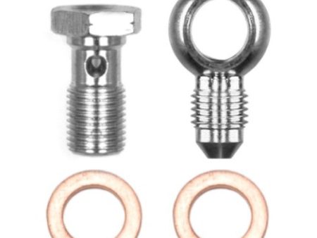 Wilwood Banjo Fitting Kit -3 male to 10mm-1.00 Banjo Bolt & Crush Washers (1 qty) Supply