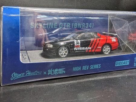 1:64 Scale R34 Skyline GTR Advan Cheap