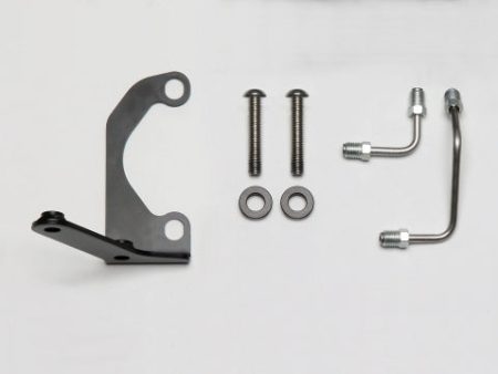 Wilwood Tandem Master Cylinder to Prop valve Bracket L H & Line Kit Online now