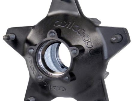 Wilwood Hub-Starlite 55 Rear - Standard Offset 5 8 C Studs-Drilled-Black-Less Races Discount