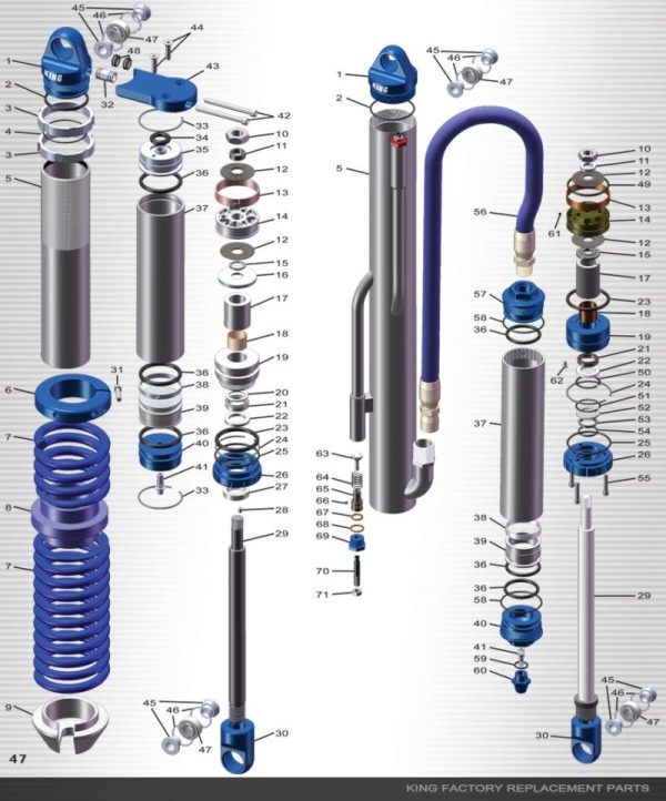 King Shocks 3.0 RS Cylinder Smooth 16 Sale